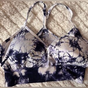 Navy Tie-Dye Women's Bralette